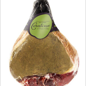PROSCIUTTO CRUDO STAGIONATO 100% ITALIANO CORATINO® DISOSSATO INTERO, PRESSATO